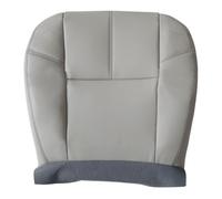 AOUTTUOA Sitzbezug für Fahrerseite, Leder, grau, kompatibel mit Chevy Silverado 1500 2500 HD 2007 2008 2009 2010 2011 2012 2013
