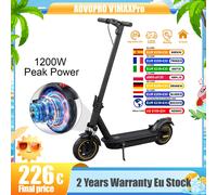 AOVOPRO V1MAX PRO Elektroroller 45KM Maximale Reichweite 10-Zoll Starker Motor 42V14.5AH Faltbarer Elektroroller für Erwachsene Doppelte Stoßdämpfung V1MAX PRO 35KM/H