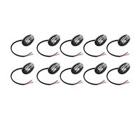 AOWINHIT 10 Stück LED-Seitenmarkierungsleuchten, Wasserdichte, Stoßfeste, Energiesparende Blinker für Anhänger und LKWs, Rot und Gelb, 60 X 30 X 40 Mm