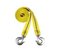 APA 26050 Abschleppseil Pkw Profi-SCHLEPP, bis 4000 kg, mit Reflektorstreifen, strapazierfähig, mit Sicherheitsfahne, 4 m