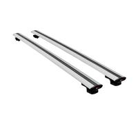 Apline Kompatibel mit Volkswagen T6 Multivan 2015-2024 Basic Model Relingträger Dachträger Auto Gepäckträger Grau Aluminium 2 Stangen