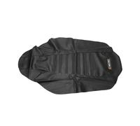 APNWVFO Motorrad Sitzbankbezug Für Raptor 700 R 2006-2021. Gerippter Gummi-Sitzbezug für Motorrad wasserdicht weich rutschfest Kornmuster(Schwarz)