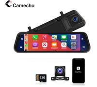 Apple CarPlay Android Auto Dashcam 1080P Vorne Hinten Spiegel GPS Autokamera