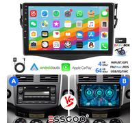 Apple Carplay DAB+ Android 15 Autoradio 4+64G GPS Für TOYOTA RAV4 2007-2012 KAM+