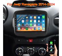 Apple Carplay Für Jeep Renegade Autoradio Android 15 GPS Navi WIFI BT FM 4+64GB