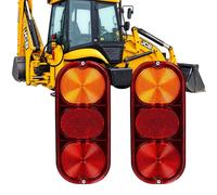 APSMOTIV JCB Brems- und Rücklicht -Baugruppen Set | Geeignetes Rücklicht für JCB 3CX, 3D, 4CX JCB (Teilenummer 700/50018)