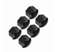 aqxreight - 20pcs 19mm Auto Radmutter Kappen Auto Nabe Schraube Abdeckung Bolzenfelgen Außenschutz Passend für alle 19mm Schrauben(schwarz)