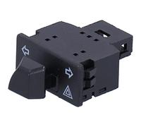 aqxreight Lenkerschalter, 34mm Motorrad Lenkerschalter Blinkerschalter Universal Schwarz Notruftaste