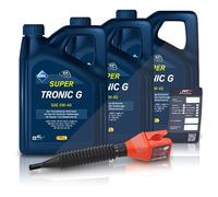 Aral 12 L SuperTronic G 0W-40+ Anhänger + Trichter [Hersteller-Nr. 15F45E]