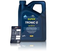 Aral 4 L SuperTronic G 0W-40 + Ölwechsel-Anhänger [Hersteller-Nr. 15F45E]