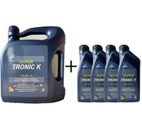 Aral Super Tronic K 5W 30 1x5 + 4x1 Liter VW50400/507.00, MB 229.51, BMWLL04