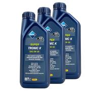 Aral SuperTronic K 5W-30 3x1 Liter - Motoröl - 3 Liter