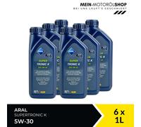 2 x 1 L LITER ARAL SUPERTRONIC SUPER TRONIC K 5W-30 MOTOR-ÖL MOTOREN-ÖL