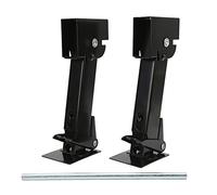 Aramox Anhänger Klappstütze 2-teiliger Stabilisator-Wagenheber, Zusammenklappbar, Teleskopierbar, Verstellbar, nach Unten Schwenkbarer Stabheber, 650 Lb, Unterstützung 1000 Lb, Tragfähigkeit für