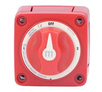 Aramox Batterietrennschalter, Zweikreis Batterieschalter, 300A Batterieschalter 3-Positionen-Zweikreis-Leistungstrennschalter für Marineboot, Auto, LKW, Anhänger, Wohnmobil