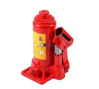 Aramox Hydraulischer Wagenheber, Flaschenheber aus Stahl, 3 Tonnen, 153 Bis 310 Mm, Tragbarer Vertikaler Wagenheber mit Vergrößerter Basis und Kufenoberseite für die Reparatur von PKW, Transportern