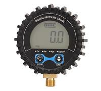 Aramox Luftdruck Digitalanzeige Reifendruckmesser Aufblasbare Digital Manometer Großbild Digitalanzeige Gewinde M11X1 Versand ohne Batterie Blue