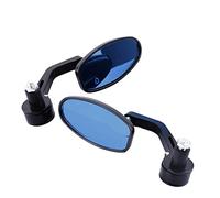 Aramox Motorrad-Bar-Endspiegel mit 360-Grad-Drehgestaltung, Aluminium- und Glaskonstruktion, Einfache Installation, Hohe Kompatibilität für Klare Tag und Nachtsicht