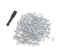 Aramox Motorrad-Reifenspikes, 100 Stück 4 X 12 Mm Eis-/Schneespikes, Installationswerkzeug Im Lieferumfang Enthalten, für Geländefahrzeuge, Fahrräder und Motorroller