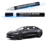 Arcoche Lackstift Lackreparaturstift für Tesla Model X Y S 3 Highland, Kratzer Lack Reparatur kit Autolackstift Erase Kratzer Reparaturstift für Tesla (Mitternachts Silber Metallic)