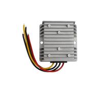 Areyourshop Waterproof DC/DC Converter Regulator 12V/24V Step Up to 36V 6A 216W Fit for YourShop - 216W 36V 6A 12V/24V IP68 90% Efficiency -74x74x32mm 130mm Cables