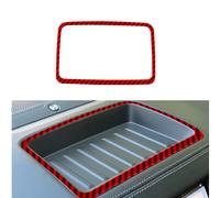 Armaturenbrett Ablage Deckelverkleidung Rot Kohlefaser-Aufkleber für Ford Ranger