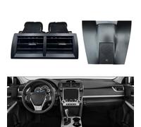 Armaturenbrett Klimaanlage Lüftungsgitter und Uhr Blende Verkleidung Montage für Toyota für Camry 2012 2017 Mittelkonsole