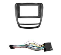 Armaturenbrett Rahmen Auto Radio Rahmen Kabel Draht Für JAC T6 T8 2015-2022 Kunststoff Panel Fascia Trim Lünette Frontplatte 2 Din Android Kopf Einheit(Frame Cable-B)