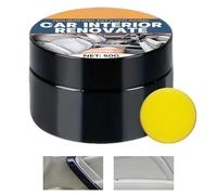 Armaturenbrett Reparaturpaste für Auto Innenraum, Kunststoff Kratzer Entferner und Restaurator, Sanfte Auto Reparaturcreme mit Schwämmchen, Pflegemittel für Türverkleidung, Mittelkonsole und Sitze