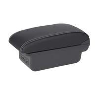 Armlehne Box Für Suzuki Für Swift 2005-2025 Armlehne Kastenwagen Auto Stauraum Armverstrebung Erhöhung Innenraum Details(B3 Black white 3USB)