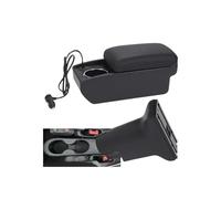 Armlehne Handschuhfach Für Fiat 500 Für Fiat Für CRONOS Armlehnenbox Auto Spezielle Nachrüstung Zur Erhöhung Der Innenraum-Mittelkonsole Auto MNGNCBXWK(A2 Fast charging)