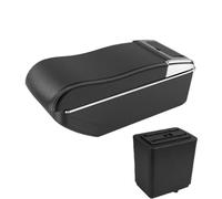 Armlehne Handschuhfach Für Peugeot Für Partner Für Tepee Modifikation Der Mittelarmlehne Erhöhung Der Mittelkonsole Doppellagige Ablagebox MNGNCBXWK(A3curved Whiteline)