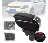 Armlehne Mittelarmlehne Mittelkonsole Leder Staufach Für VW Polo MK5/6 2003-2012