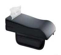 Armlehnen-Erhöhung für Autos mit Memory-Schaum-Kissen, Leder-Aufbewahrungstaschen und integriertem Taschentuchhalter für organisierten Fahrzeugraum