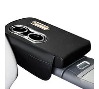 Armlehnen-Pads für Auto, Mittelkonsole, mit Seitentasche, dicke Erhöhung, Matte, Getränkehalter, Taschentuchbox für SUV, Anhänger, Fahrer