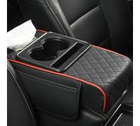 Armlehnen Polster fürs Auto für Opel Mokka B 2021-2024, Microfiber Leder Auto Armlehnen Polster mit 2 Autositz,A