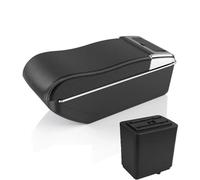 Armlehnenbox, Mittelkonsole, Erhöhung, Doppellagige Ablagebox, Teile Für Peugeot Für Partner Für Tepee Armlehnenzubehör(A curved White line)