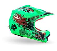 ARMOR HELMETS® AKC-49 „Limited Green“ · Kinder Cross-Helm · Motorrad-Helm MX Cross-Helm MTB BMX Cross-Bike Downhill Off-Road Enduro-Helm Moto-Cross · DOT Schnellverschluss Tasche L (57-58cm)