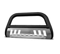 Armordillo USA 7142961 Frontschutzbügel, 7,6 cm, Mattschwarz mit Aluminium-Kippplatte, passend für 2004-2022 Ford F150/2003-2017 Expedition