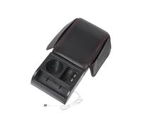 Armschutz für Auto | Mittelhalterung aus Leder | Universal-Armlehne zur Aufbewahrung von Gegenständen | Innenzubehör für SUV Transporter Autos mit 2 integrierten Fächern praktisch elegant ergonomisch