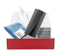 Aroba FC108 Ladekantenschutz Folie kompatibel mit Volkswagen Golf VII 7 Schrägheck BJ. 11.2012-11.2019 Komplettset Stoßstangenschutz Lackschutzfolie passgenau Carbon Optik