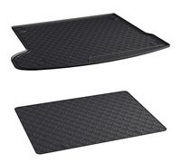 AROBA GL1932DB Set Design Kofferraumwanne & Zusatzmatte Doggy Mat kompatibel mit Land Rover Range Rover Velar ab BJ. 07.2017> mit schmalem Notrad passgenau