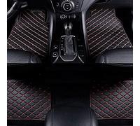 Customize Auto Fußmatten für Toyota C-HR EV CHR Electric/Hybrid 2020 2021 2022 2023 2024, Hochwertiges PU-Leder Auto Fussmatten, Beutelrand All-Schutz Leder wasserdichte rutschfeste Teppich