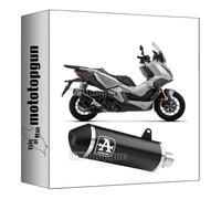 arrow 53546ANN auspuff kein kat urban aluminium schwarz endkappe edelstahl schwarz kompatibel mit honda xadv x-adv 350 2024 mototopgun