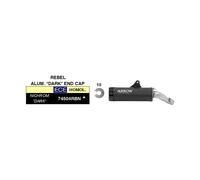 74504RBN - Auspufftopf Arrow Rebel Dark Aluminium Honda CMX 500 Rebel (20)