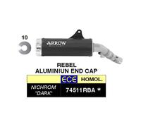 ARROW REBEL Honda CMX 1100 Rebel - Edelstahl für CMX1100 Rebel SC83 EURO5