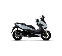 ARROW Komplett Auspuff Urban Aluminium Schwarz Honda Forza 125 2021-2023