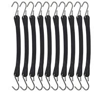 ARTOCT 10 Stück LKW-Spannseil, Robuste Gummi-Bungee-Gurte für Motorrad-Anhänger, Abschleppseil, Plane, Camping, Wohnmobil, Reisen