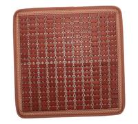 ARTSEWPLY Atmungsaktives Auto Sitzkissen aus Holzperlen Leichtes Quadratisches Sommer sitzpolster mit Belüftung Rutschfeste Lkw Sitzauflage für Komfortables Fahren Passend für Pkw und Lkw