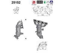 AS Katalysator für HYUNDAI KIA 25152